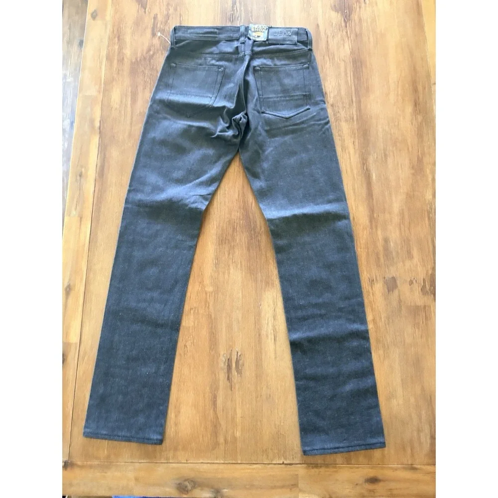 Jean Shop Jeans Selvedge Denim Gray Mick Size 28 X 32 CUT# 951 100% Cotton